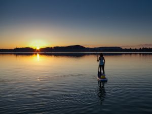 Anja Sunrise SUP Titel