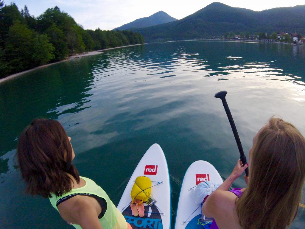 SUP Tour auf dem Walchensee