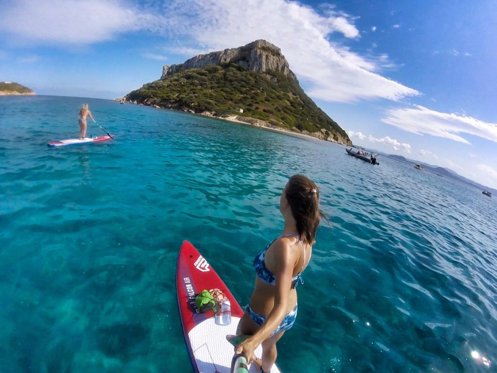 Stand Up Paddling Sardinien