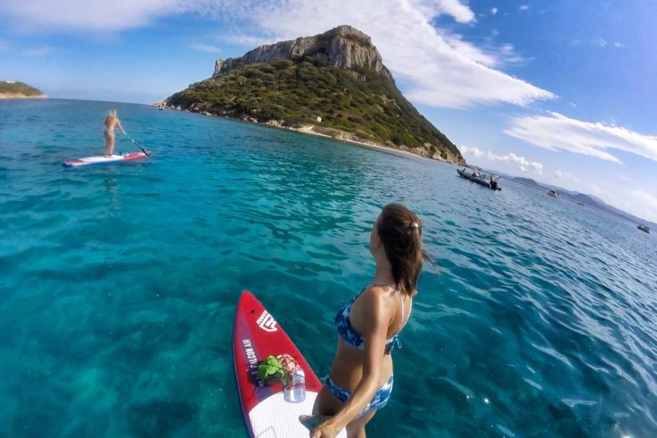 Stand Up Paddling Sardinien