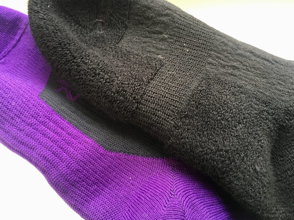 Wasserdichte Socken von innen