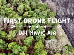 First drone flight mavic air header